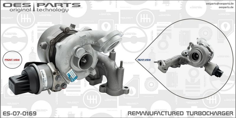 OES PARTS Компрессор, наддув ES-07-0169